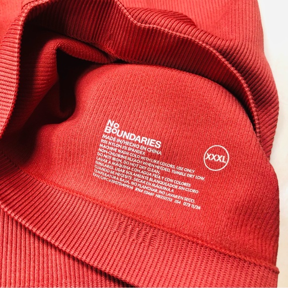 Pink Ribbed Strappy Crop Top - Picture 4 of 4